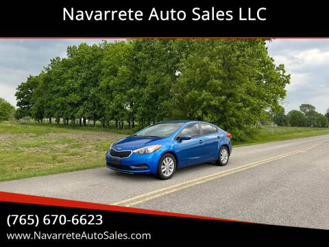 2014 Kia Forte for sale at Navarrete Auto Sales LLC in Frankfort IN