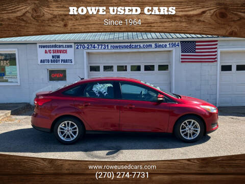 2015 Ford Focus for sale at Rowe Used Cars in Beaver Dam KY