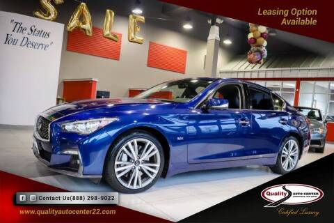 2019 Infiniti Q50 for sale at Quality Auto Center in Springfield NJ