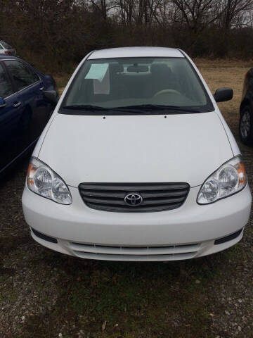 2003 Toyota Corolla for sale at J & B Auto Mart in Frankfort KY