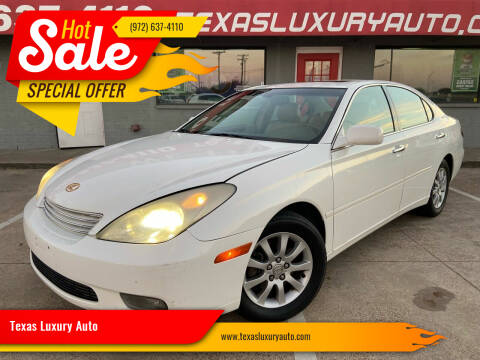 2004 Lexus ES 330 for sale at Texas Luxury Auto in Cedar Hill TX