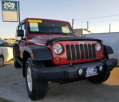 2012 Jeep Wrangler Unlimited for sale at Zion Autos LLC in Pasco WA