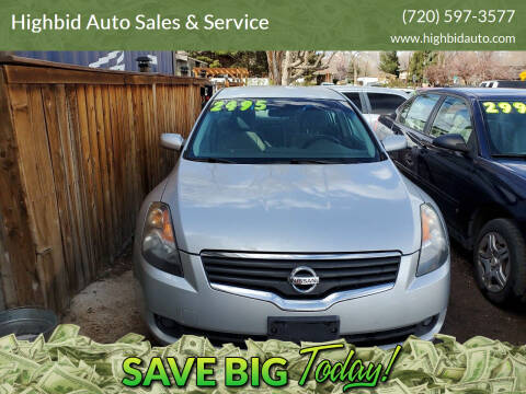 2007 Nissan Altima for sale at Highbid Auto Sales & SERVICE in Westminster CO