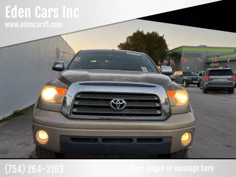 2007 Toyota Tundra for sale at Eden Cars Inc in Hollywood FL