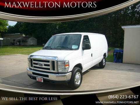 2014 Ford E-Series for sale at MAXWELLTON MOTORS in Greenwood SC