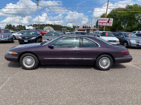 1993 Lincoln Mark VIII for sale at Affordable 4 All Auto Sales in Elk River MN