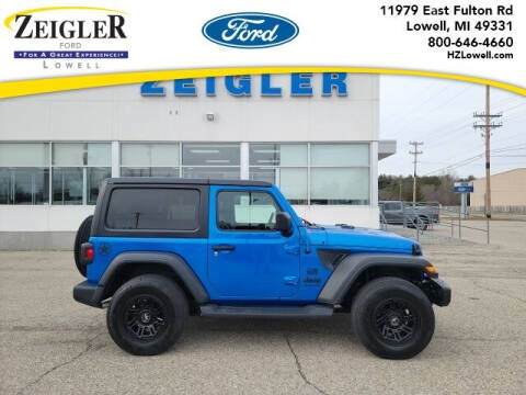 2021 Jeep Wrangler for sale at Zeigler Ford of Plainwell- Jeff Bishop - Zeigler Ford of Lowell in Lowell MI