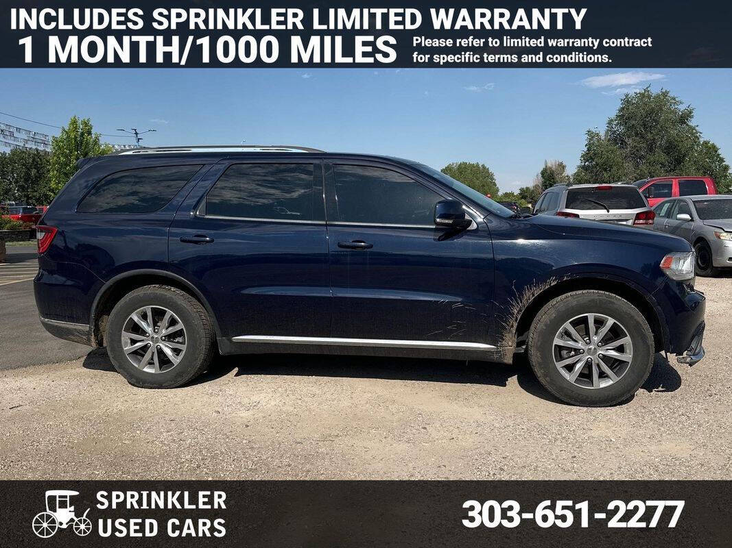 Dk. Blue 2016 Dodge Durango Limited AWD Limited 4dr SUV 1