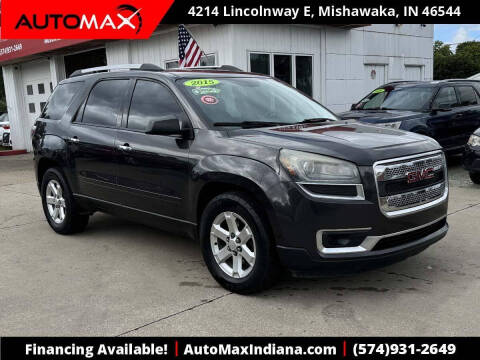 2015 GMC Acadia for sale at Automax of Indiana - Twin Branch Location in Mishawaka IN