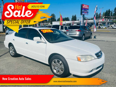 2001 Acura TL for sale at New Creation Auto Sales in Everett WA