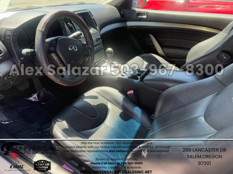 2012 Infiniti G37 Coupe x