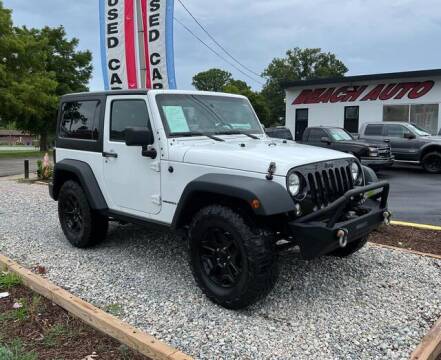 2015 Jeep Wrangler for sale at Beach Auto Brokers in Norfolk VA