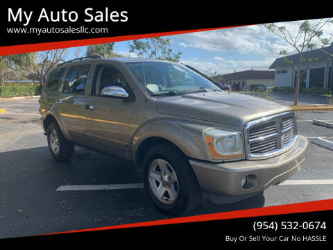 2005 Dodge Durango for sale at My Auto Sales in Margate FL