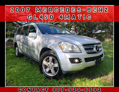 2007 Mercedes-Benz GL-Class for sale at AFFORDABLE ONE LLC in Orlando FL