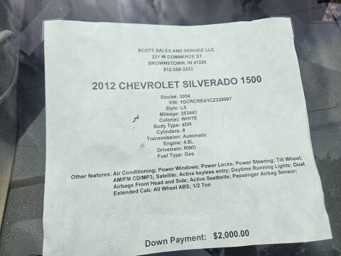 2012 Chevrolet Silverado 1500 LS