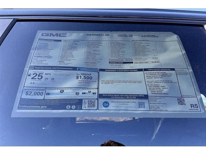 2026 GMC Terrain AT4