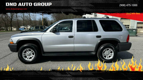 2003 Dodge Durango for sale at DND AUTO GROUP in Belvidere NJ
