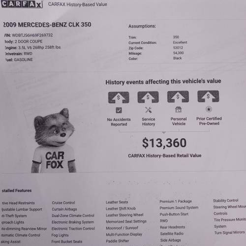 2009 Mercedes-Benz CLK CLK 350