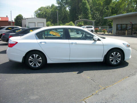 2015 Honda Accord for sale at Lentz's Auto Sales in Albemarle NC