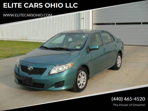 2010 Toyota Corolla for sale at ELITE CARS OHIO LLC in Solon OH