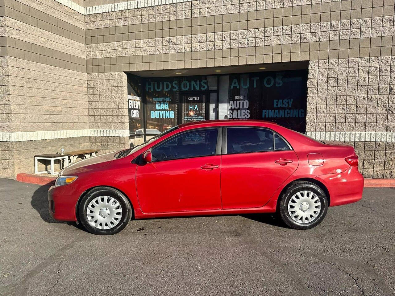 2013 Toyota Corolla for sale at HUDSONS AUTOS in Gilbert, AZ