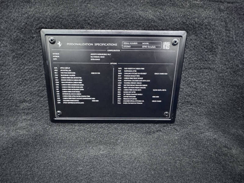 2021 Ferrari SF90 Stradale