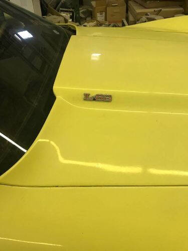 Yellow 1977 Chevrolet Corvette 2