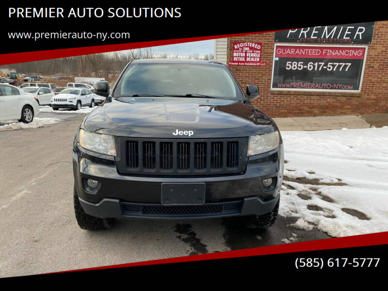 2012 Jeep Grand Cherokee for sale at PREMIER AUTO SOLUTIONS in Spencerport NY