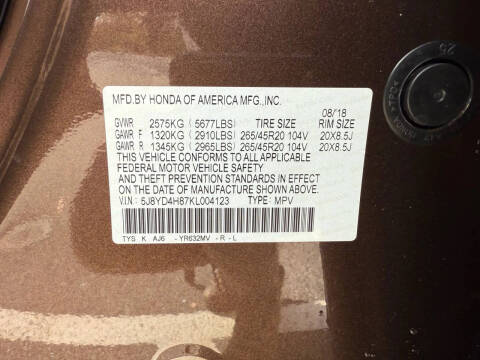 2019 Acura MDX SH-AWD w/Advance