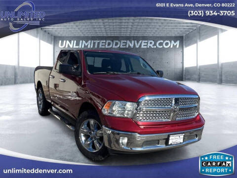 2015 RAM 1500 for sale at Unlimited Auto Sales in Denver CO