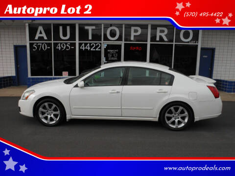 2007 Nissan Maxima for sale at Autopro Lot 2 in Sunbury PA