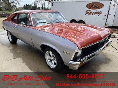 1972 Chevrolet Nova for sale at B & B Auto Sales in Brookings SD