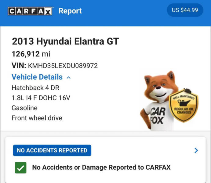 2013 Hyundai Elantra GT