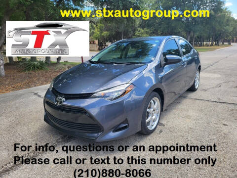 2017 Toyota Corolla for sale at STX Auto Group in San Antonio TX