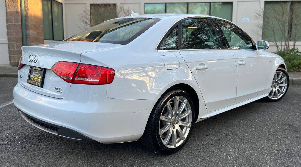 2012 Audi A4 for sale at TOP 1 AUTO SALES in Puyallup, WA