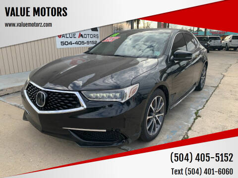2018 Acura TLX for sale at VALUE MOTORS in Kenner LA