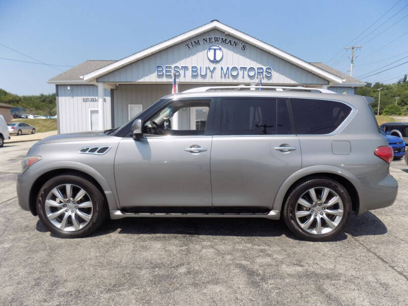 2012 Infiniti QX56 for sale at Tim Newman's Best Buy Motors in Hillsboro OH