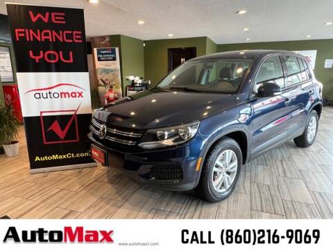 2013 Volkswagen Tiguan for sale at AutoMax in West Hartford CT
