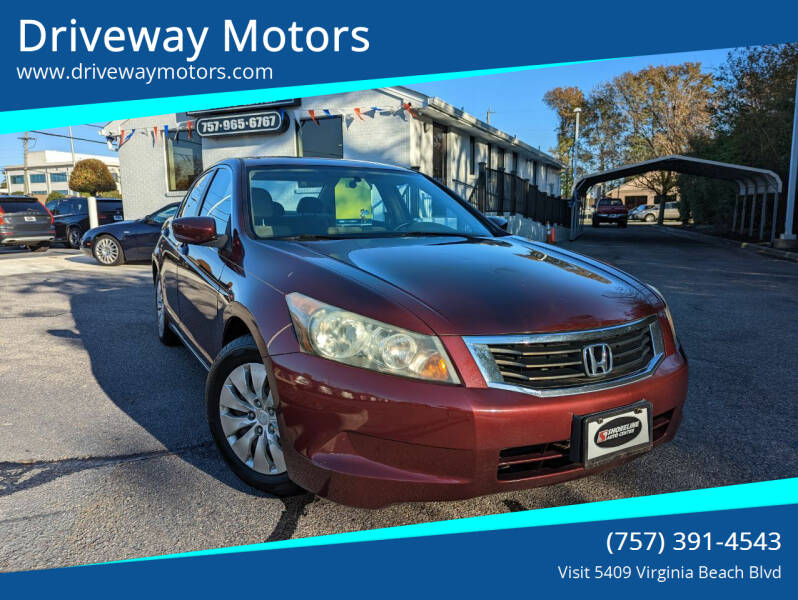 2009 Honda Accord for sale at Driveway Motors in Virginia Beach VA