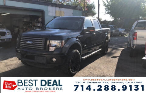2012 Ford F-150 for sale at Best Deal Auto Brokers in Orange CA