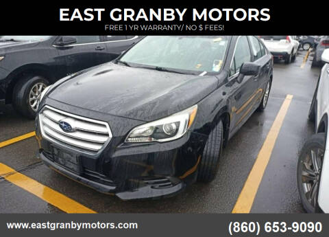 2016 Subaru Legacy for sale at EAST GRANBY MOTORS in East Granby CT