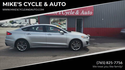 2020 Ford Fusion for sale at MIKE'S CYCLE & AUTO in Connersville IN