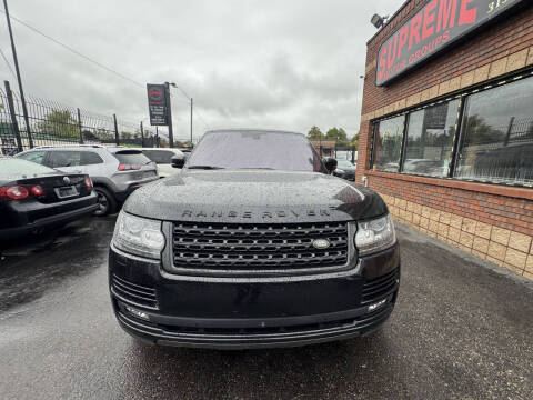 2016 Land Rover Range Rover Supercharged