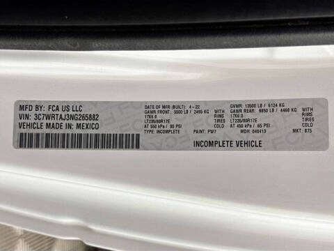 2022 RAM 3500 Tradesman