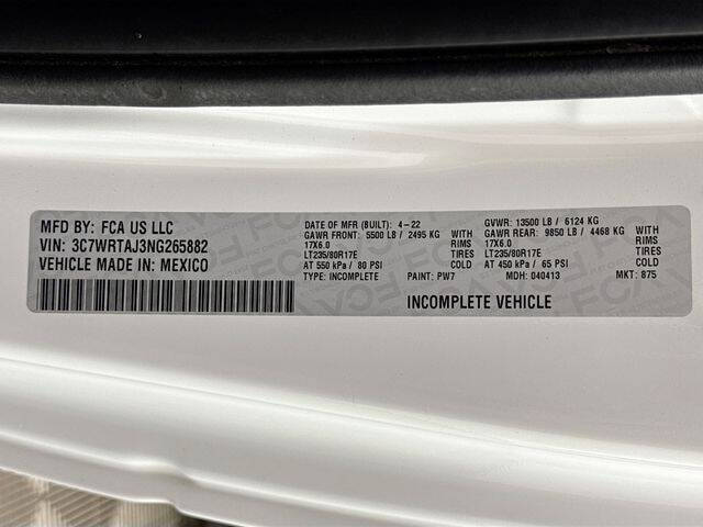 2022 RAM 3500 Tradesman