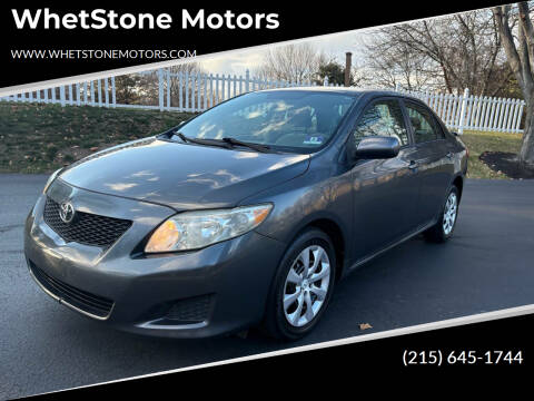 2009 Toyota Corolla for sale at WhetStone Motors in Bensalem PA