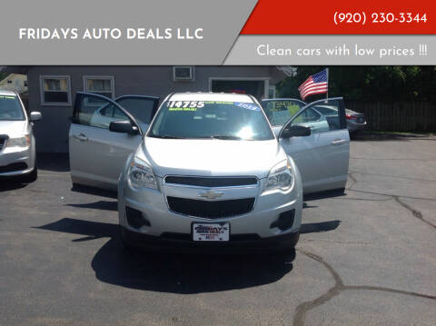 2014 Chevrolet Equinox for sale at Fridays Auto Deals LLC in Oshkosh WI