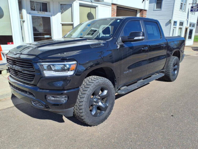 Used 2019 RAM Ram 1500 Pickup Big Horn/Lone Star with VIN 1C6SRFFT8KN697322 for sale in Sand Creek, WI