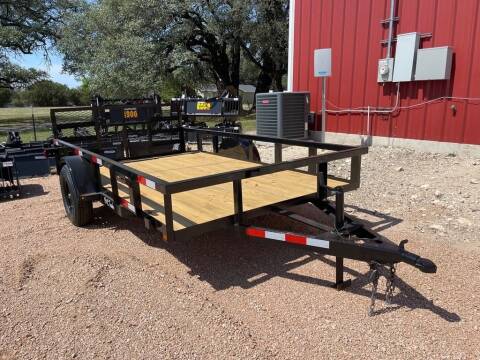 2022 P &amp; C  - Utility Trailer 77&quot;x12 for sale at LJD Sales in Lampasas TX