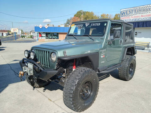 1999 Jeep Wrangler for sale at West Elm Motors in Graham NC